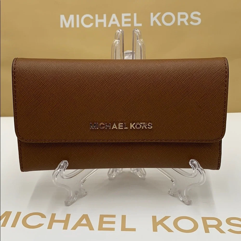 Michael Kors Jet Set Travel Lg Trifold Wallet
